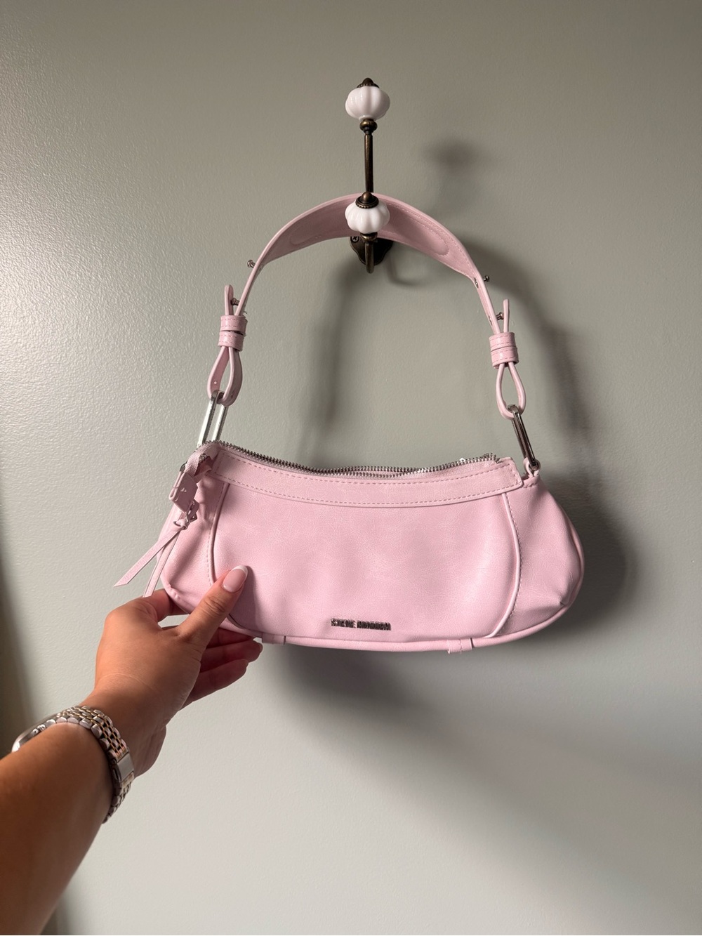 Pink Y2K Steve Madden Baguette Purse